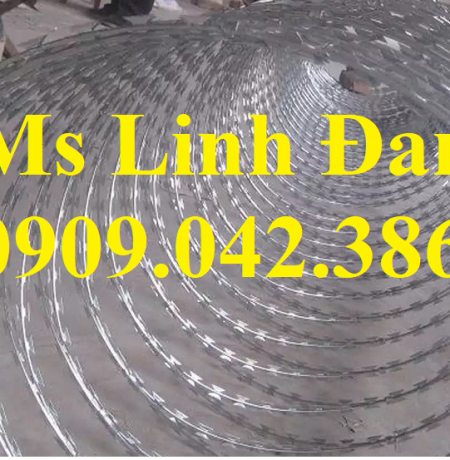 DÂY THÉP GAI HÌNH DAO MẠ KẼM TẠI HÀ NỘI
